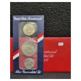 BICENTENNIAL UNC SILVER COIN SET