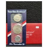 BICENTENNIAL UNC SILVER COIN SET