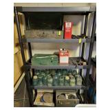 PLASTIC SHELF WITH LEVELS, TOOL HEADS