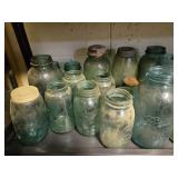 26 BLUE BALL JARS