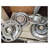 (3) 1963 CHEVY IMPALA SS HUBCAPS AND 1 PONTIAC