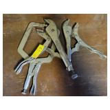 3 VISE GRIP PLIERS