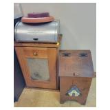 TATER BOX, GARBAGE CAN HOLDER, BREAD BOX, ETC.