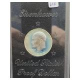 1972-S EISENHOWER UNC PROOF DOLLAR - NO BOX