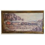 VIRGINIA & TRUCKEE RAILROAD PRINT BY ROZZI -