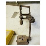 ANTIQUE BENCH TOP DRILL PRESS