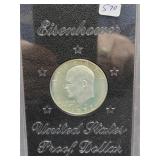 1972-S PROOF EISENHOWER DOLLAR - NO BOX