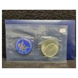 1972 EISENHOWERE UNC SILVER DOLLAR