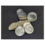 ROLL OF (20) 1964 KENNEDY HALF DOLLARS