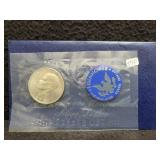 1972 EISENHOWERE UNC SILVER DOLLAR