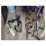 IRON PULLEYS, WENCH PULLEY, ETC.
