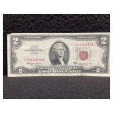 SERIES 1963 RED SEAL STAR REPLACEMENT TWO DOLLAR