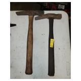 2 SLAG HAMMERS