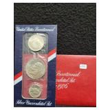 BICENTENNIAL UNC SILVER COIN SET
