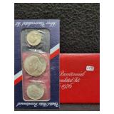 BICENTENNIAL UNC SILVER COIN SET