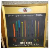 WEIDEMANN BREWING CO. ELECTRIC ADVERTISIN SIGN -