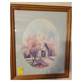 ARCHIE CAMPBELL PRINT - SHED IN SPRING