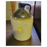 1 GALLON BROWN AND WHITE CROCK JUG