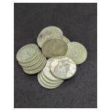 (19) 40% KENNEDY HALF DOLLARS