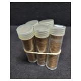 (5) ROLLS OF LINCOLN CENTS - UNSEARCHED