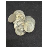 (19) SILVER QUARTERS: (1) BARBER, (6) STANDING