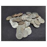 (68) CLAD KENNEDY HALF DOLLARS - $34 FACE VALUE