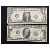 SERIES 1969 $10 STAR REPLACEMENT NOTE AND A SERIES