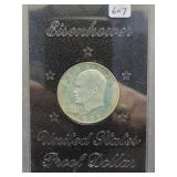 1972-S EISENHOWER UNC PROOF DOLLAR - NO BOX