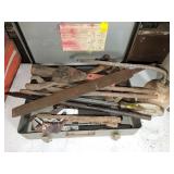 HAND TOOLS, OIL CAN, FILE, ETC.