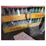 4 COCA-COLA CRATES WITH BOTTLES