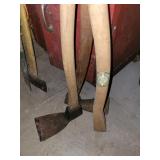 2 ADZ AND AN EXTRA HANDLE