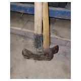 DOUBLE BIT AND SINGLE BIT AXE