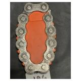 MOTORCYCLE/BIKE CHAIN REFILLABLE ORANGE LIGHTER MOTORCYCLE/BIKE CHAIN REFILLABLE ORANGE LIGHTER