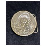 SOLID BRASS SPEEDY GONZALES BELT BUCKLE W/631 SOLID BRASS SPEEDY GONZALES BELT BUCKLE W/631