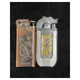 2 DRAGON THEMED NOVELTY LIGHTERS 2 DRAGON THEMED NOVELTY LIGHTERS