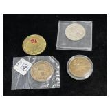 4 MEDALS COMMEMORATING NASCAR, OAK RIDGE, TN., 4 MEDALS COMMEMORATING NASCAR, OAK RIDGE, TN.,