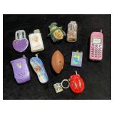 11 NOVELTY LIGHTERS-LADY BUG, CELL PHONES, FOOT- 11 NOVELTY LIGHTERS-LADY BUG, CELL PHONES, FOOT-