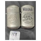 2 WINSTON NO BULL LIGHTERS 2 WINSTON NO BULL LIGHTERS