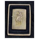 ZIPPO SOLID BRASS MARLBORO MAN LIGHTER IN ZIPPO SOLID BRASS MARLBORO MAN LIGHTER IN
