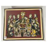 FRAMED1985 SADAO WATANABE (JAPAN) LAST SUPPER FRAMED1985 SADAO WATANABE (JAPAN) LAST SUPPER