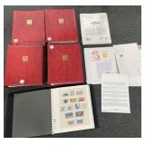 5 STAMP BOOKS FULL OF VARIOUS STAMPS MOST ARE 5 STAMP BOOKS FULL OF VARIOUS STAMPS MOST ARE