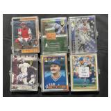 6 PLASTIC CASES OF ASSORTED BALLCARDS 6 PLASTIC CASES OF ASSORTED BALLCARDS