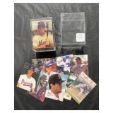 CONTAINER OF ASSORTED BASBALL CARDS CONTAINER OF ASSORTED BASBALL CARDS