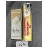 BUDWEISER & MARLBORO LIGHTERS BUDWEISER & MARLBORO LIGHTERS