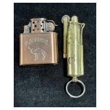2 CAMEL LIGHTERS-ONE IS A VTG BRASS JOE CAMEL K 2 CAMEL LIGHTERS-ONE IS A VTG BRASS JOE CAMEL K