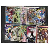 10 SUPERMAN COMIC BOOKS 10 SUPERMAN COMIC BOOKS