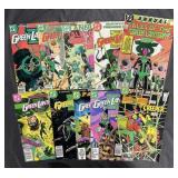 10 GREEN LANTERN COMIC BOOKS 10 GREEN LANTERN COMIC BOOKS