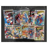 10 SUPERMAN COMIC BOOKS 10 SUPERMAN COMIC BOOKS