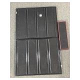 2 TRADING CARD HOLDERS & DISPLAY BOX 2 TRADING CARD HOLDERS & DISPLAY BOX