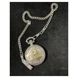 TRAIN THEMED QUARTZ POCKET WATCH TRAIN THEMED QUARTZ POCKET WATCH